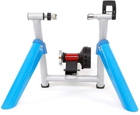 Bike Trainer Stand Portable Indoor Exercise Bicycle Trainer Magnetic Flywheel Stationary Bike Resistance Trainers for Road Mountain Bikes (Blue) in Saudi Arabia
