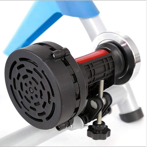 Bike Trainer Stand Portable Indoor Exercise Bicycle Trainer Magnetic Flywheel Stationary Bike Resistance Trainers for Road Mountain Bikes (Blue) in Saudi Arabia
