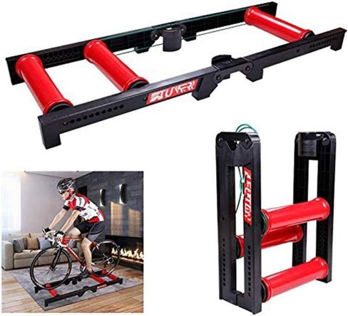 مدرب لياقة بدنية داخلي قابل للتعديل لركوب الدراجات، مدرب دراجة دوارة مكافئ يتم التحكم فيه بواسطة الأسلاك، منصة تدريب على الطرق الجبلية الداخلية، مدرب توربو in Kuwait