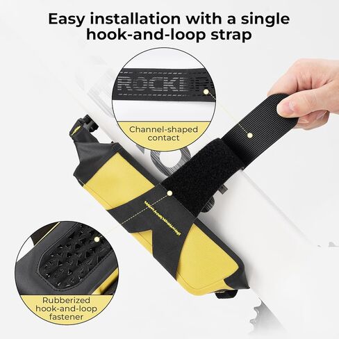 ROCKBROS Bike Frame Bag Waterproof Bicycle Storage Bag 1L Under Top Tube Fits for MTB Mountain Road Bike Accessories in Saudi Arabia