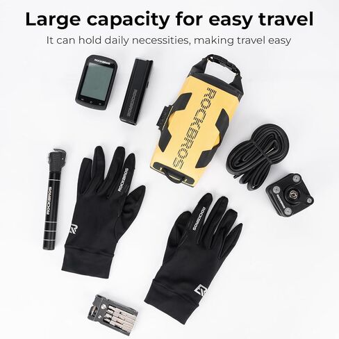 ROCKBROS Bike Frame Bag Waterproof Bicycle Storage Bag 1L Under Top Tube Fits for MTB Mountain Road Bike Accessories in Saudi Arabia