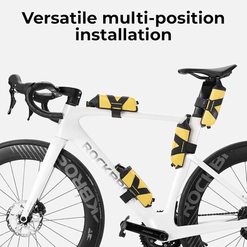 ROCKBROS Bike Frame Bag Waterproof Bicycle Storage Bag 1L Under Top Tube Fits for MTB Mountain Road Bike Accessories in Saudi Arabia