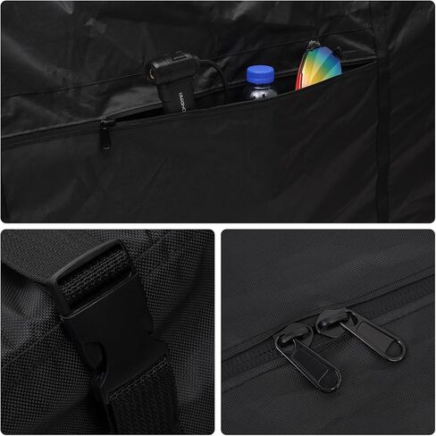 Bike Travel Bag - Upgraded Portable Folding Bike Travel Bag, Waterproof Transport Storage Bag for 26-29 Inch Mountain Bikes, 55.11"×10.82"×31.29 " in Saudi Arabia