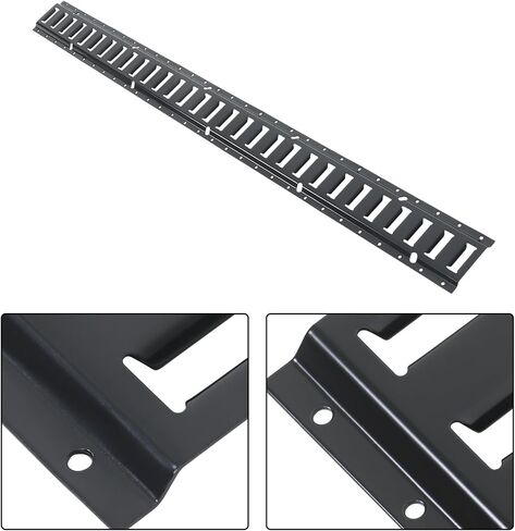 GXYWADY أسود 28 حزمة 5' E-Track Tie-Down Rail Kit للدراجات النارية الدراجات تأمين الملحقات in Saudi Arabia