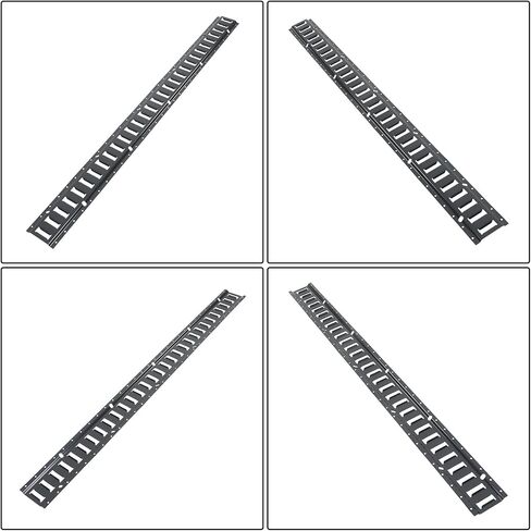 GXYWADY أسود 28 حزمة 5' E-Track Tie-Down Rail Kit للدراجات النارية الدراجات تأمين الملحقات in Saudi Arabia