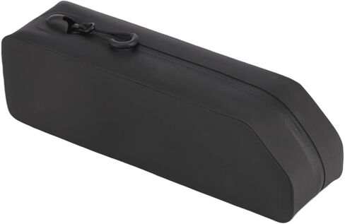 إطار دراجة وحقيبة أنبوبية علوية، مقاومة للماء مع هيكل من مادة TPU، مقاومة للصدمات، تناسب حصى الطريق MTB، سحاب سريع التثبيت، تصميم ضيق، أسود، 8.7 × 2.6 × 2.2 بوصة in Kuwait