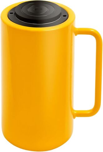 50T Hydraulic Cylinder Jack, Solid Ram Hydraulic Cylinder 6"/150mm Stroke Single Acting Portable Hydraulic Solid Jack Industrial Lifting Jack Ram in Kuwait