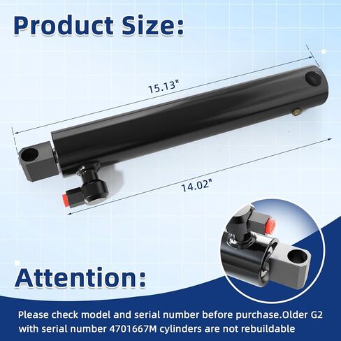 000971 Hydraulic Cylinder for Tommy Gate G2 Series, Compatible with 1340 1342 1540 1542 1640 1642 in Kuwait