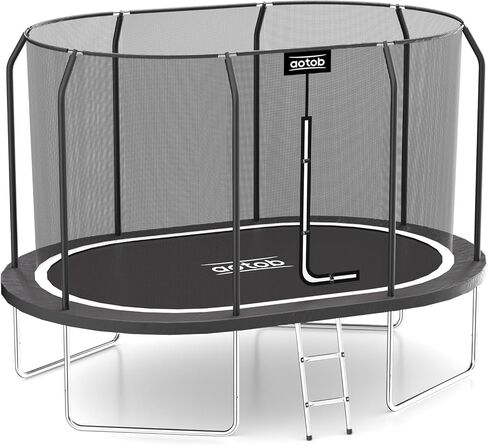 AOTOB 6 FT Trampoline for Kids with Enclosure Net, Heavy Duty Recreational Outdoor/Indoor, ASTM Approved (Green) in Kuwait