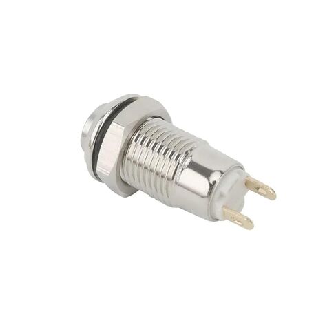 fengpeng 8MM 10MM 12MM 16MM Metal Button Switch Self Lock High Head 1 Normally Open Waterproof(No Light,16MM_Fixed SELF-Locking_12-24V) in Kuwait