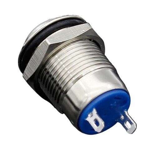 fengpeng 1pcs 12mm Waterproof Momentary High Round Metal Push Button Switch Car Start Horn Speaker Bell Automatic Reset Metal Switch in Kuwait