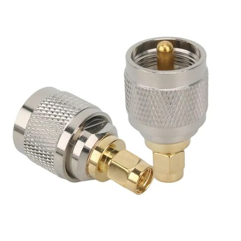 fengpeng 1PCS UHF Female to SMA Adapter RF Coaxial Coax Adapters to Male Connector SO239 for CB Radio Ham Station(UHF Plug to SMA Plug) in Kuwait