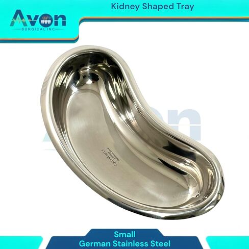 Procedure Kidney Basin Emesis Basin Small, Medium, Large - Reusable & Autoclave Safe, Dental Laboratory, Instrument Kidney Tray - German Stainless Steel CE (3 Pack) in Kuwait