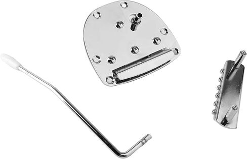 Electric Guitar Bridge Tailpiece Kit, Jazz Guitar Bridge Replacement, Metal Bridge Tailpiece with Screws and Accessories, Semi Hollow Jazz Guitar Alternative for Electric in Kuwait