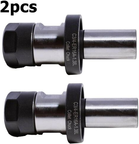 TTS 34 ER16 Collet Chuck Tool Holder With Groove, Extension Straight Shank Tool Holder Collet Chuck For 3/16 1/2 Clamping Range in Saudi Arabia