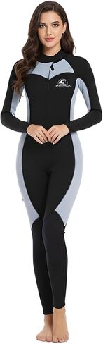 4/3 mm Wetsuits for Women, Premium Neoprene Front Zip Women Wet Suit for Surfing, Swimming, Diving and Water Sports in Saudi Arabia