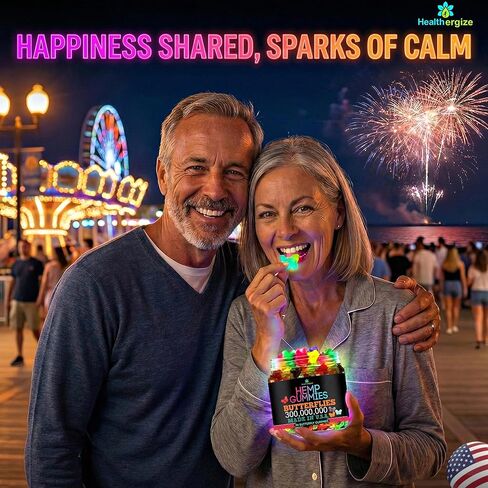 Hemp Gummies for Deep Sleep-Calm Night Relaxing Days-Hemp Gummy Butterfly Edibles-Made in USA-96 Count in Kuwait