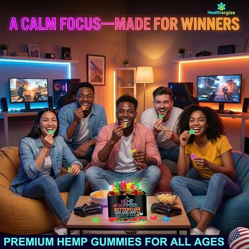 Hemp Gummies for Deep Sleep-Calm Night Relaxing Days-Hemp Gummy Butterfly Edibles-Made in USA-96 Count in Kuwait