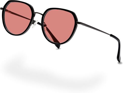 BRADDELL FL-41 Rose Tinted Migraine Light Sensitivity Glasses for Fluorescent LED Glare, Photophobia and Concussion in Kuwait