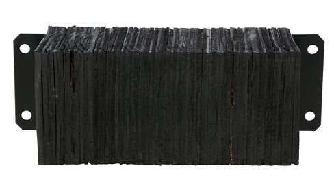 Vestil 1024-6 Laminated Rubber Dock Bumper 10 In. x 24 In. x 6 In. Black in Saudi Arabia