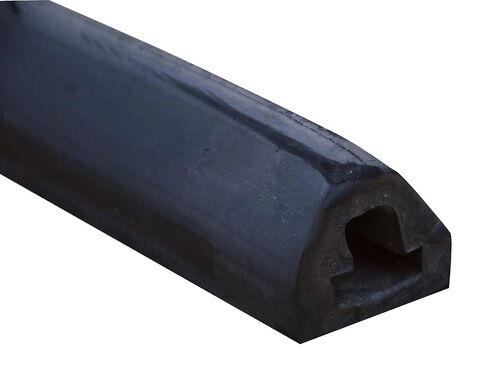 Vestil M-2-120 Extruded Rubber Fender Bumper 120 In. x 1.875 In. x 1.5 In. Black in Saudi Arabia
