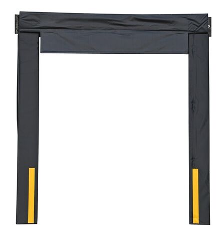 Vestil D-350-10 نايلون (فينيل) سدادة قفص الاتهام 10 بوصة. 8 قدم. × 9 قدم. أسود in Kuwait