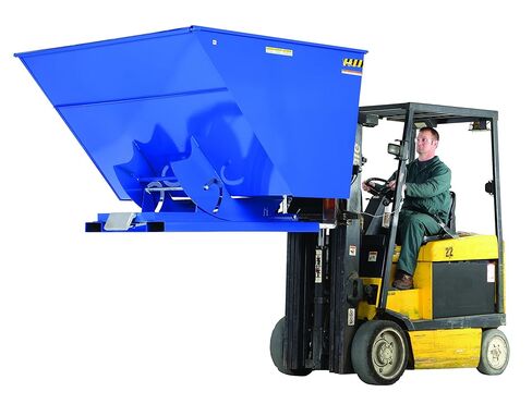Vestil D-300-HD قادوس تفريغ ذاتي من الفولاذ شديد التحمل 3 ياردة مكعبة 6000 رطل. القدرة الزرقاء in Saudi Arabia