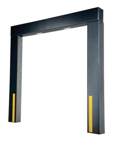 Vestil D-150-10 Vinyl Dock Seal 10 In. 8 Ft. x 8 Ft. Black in Saudi Arabia