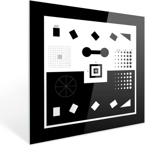2D Calibration Plate with Multi-Graphic Calibration Strip, Microscope Resolution Test Chart, 0.5um High-Precision Direct-Write Lithography, Light Transmittance 90% in Saudi Arabia