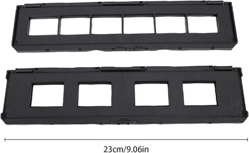BAFOVY 35mm Film Holder, 6 Frame Negative 135mm Slide Holder 4 Frame, with Gentle Pressure to Flatten Film, for 35mm Scanners Easy to Use in Saudi Arabia