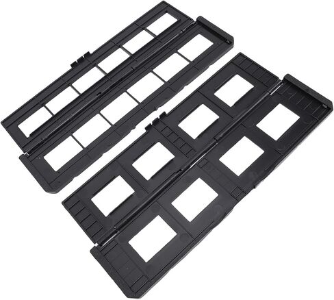 BAFOVY 35mm Film Holder, 6 Frame Negative 135mm Slide Holder 4 Frame, with Gentle Pressure to Flatten Film, for 35mm Scanners Easy to Use in Saudi Arabia
