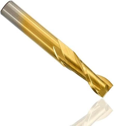 1pcs Spiral 2 Flute Solid Carbide CNC End Mill Flat End Mill 4/6/8/10/12mm Shank Carbide Milling Cutter CNC Router Bit for Woodworking in Saudi Arabia