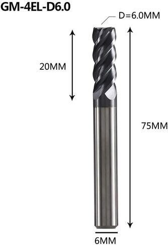 1 قطعة 4 المزامير كربيد نهاية مطحنة D4-D20 CNC جهاز توجيه الخشب بت 1-20 مللي متر قطع القطر التنغستن الصلب قاطعة المطحنة أداة in Kuwait