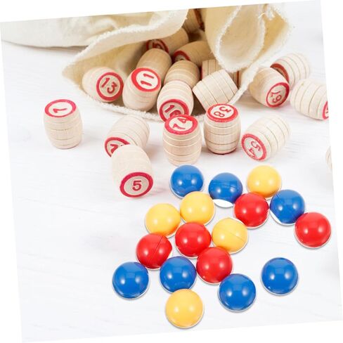 TOYANDONA 30pcs Bingo Balls Raffle Balls Numbers for Bingo Games Parties and Events Easy to Use in Saudi Arabia
