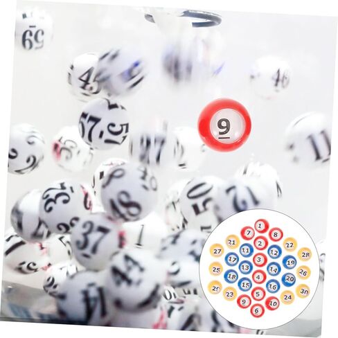 30 قطعة من كرات ألعاب البنغو من BESPORTBLE، كرات اليانصيب، أرقام بديلة لآلة البنغو، خفيفة الوزن وغير سامة لألعاب الحفلات والسحوبات in Kuwait
