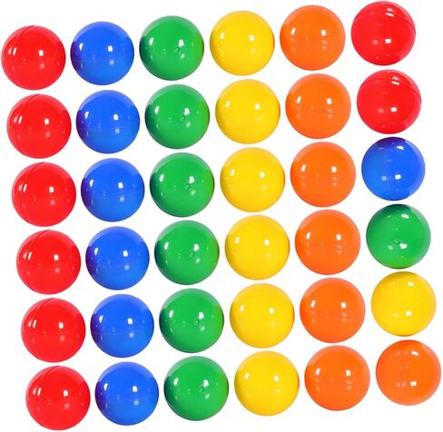 100Pcs Raffle Drawing Balls Durable Plastic Party Game Props for Celebrations Events and Game Bright Colors Easy to Hold for Raffles in Kuwait