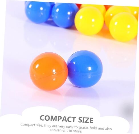 100Pcs Raffle Drawing Balls Durable Plastic Party Game Props for Celebrations Events and Game Bright Colors Easy to Hold for Raffles in Kuwait