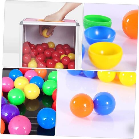 100Pcs Raffle Drawing Balls Durable Plastic Party Game Props for Celebrations Events and Game Bright Colors Easy to Hold for Raffles in Kuwait