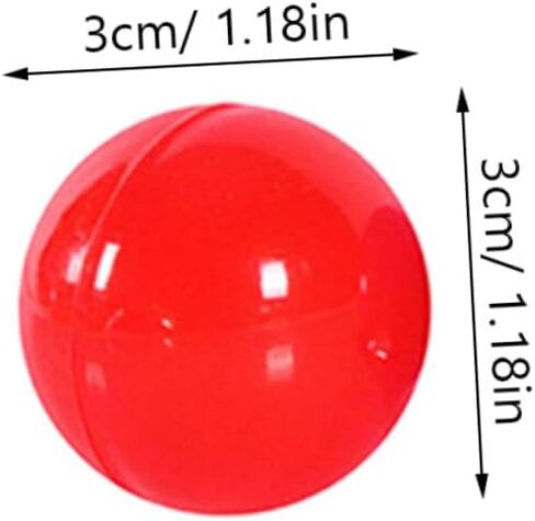100Pcs Raffle Drawing Balls Durable Plastic Party Game Props for Celebrations Events and Game Bright Colors Easy to Hold for Raffles in Kuwait