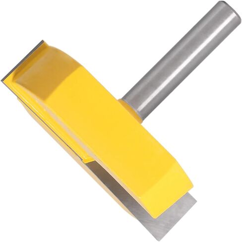 8mm Shank 57mm Head Bottom Cleaning End Mill | Wood Slotting & Milling Cutter Tool in Saudi Arabia