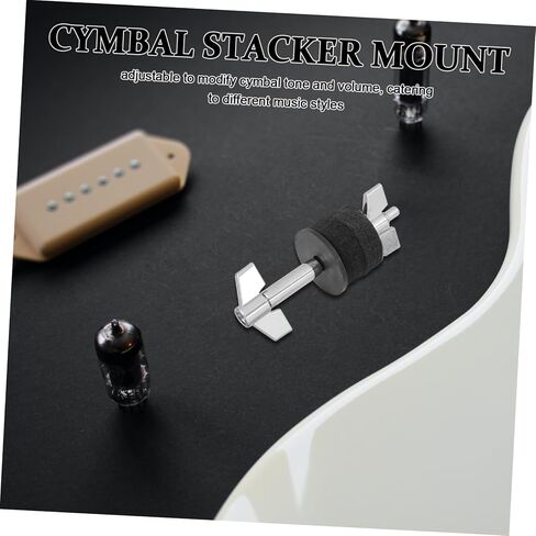 Kisangel Adjustable Drum Cymbal Stand Mount High-Grade Double Layer Cymbal Stacker and Drum Hardware Accessories for Enhanced Percussion Performance in Saudi Arabia