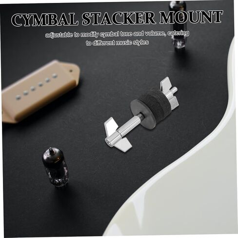Drum Cymbal Stacker Adapter for Drum Kit Adjustable Cymbal Stand Extension with Enhanced Stability Easy Installation in Saudi Arabia
