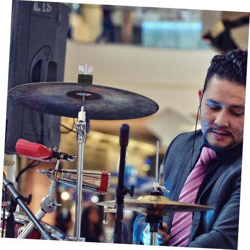 Drum Cymbal Stacker Adapter for Drum Kit Adjustable Cymbal Stand Extension with Enhanced Stability Easy Installation in Saudi Arabia