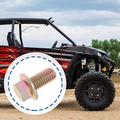 2pcs M10X1.5X20mm Hexagonal Flange Blot 7518700 Compatible with Polaris RZR Ranger 1000 900 500 570 400 in Saudi Arabia