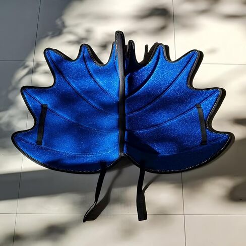 وسادة سرج جناح خاصة جدًا على شكل تنين مصنوعة من نسيج سميك ذو ذاكرة، ومجهزة بشرائط مزخرفة من حجر الراين اللامع، ومبطنة بمادة ماصة للعرق. (أزرق ملكي، كبير) in Kuwait