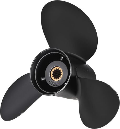 12 x 17 Aluminum Outboard Boat Propeller for BRP Johnson Evinrude OMC Stern Drive 40-70HP, 13 Spline Tooth, 763462, Compatible with Evinrude 40HP 48HP 50HP 55HP 60HP 65HP, RH in Kuwait