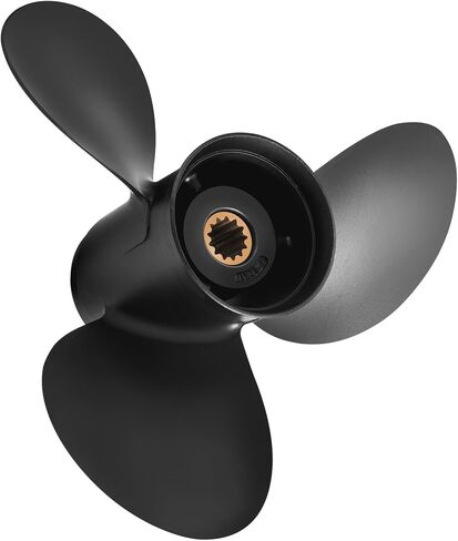12 x 17 Aluminum Outboard Boat Propeller for BRP Johnson Evinrude OMC Stern Drive 40-70HP, 13 Spline Tooth, 763462, Compatible with Evinrude 40HP 48HP 50HP 55HP 60HP 65HP, RH in Kuwait
