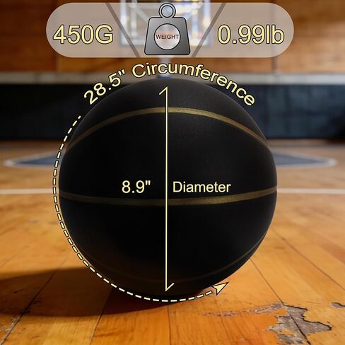 Silent Basketball Size 6 (28.5"), Textured Soft Foam Soundless Basketball for Indoor Dribbling Training, Grooved Airless Bouncy Basketball for Indoor Play in Kuwait