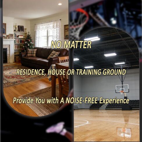 Silent Basketball Size 6 (28.5"), Textured Soft Foam Soundless Basketball for Indoor Dribbling Training, Grooved Airless Bouncy Basketball for Indoor Play in Kuwait