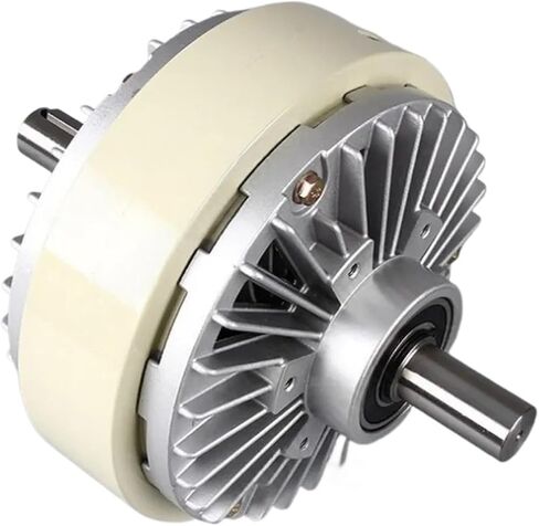 Double Shaft Magnetic Powder Clutch 25Nm 2.5kg DC 24V Dual 2Axis Winding Brake Compatible For Tension Control Bag Printing Dyeing Machine in Saudi Arabia